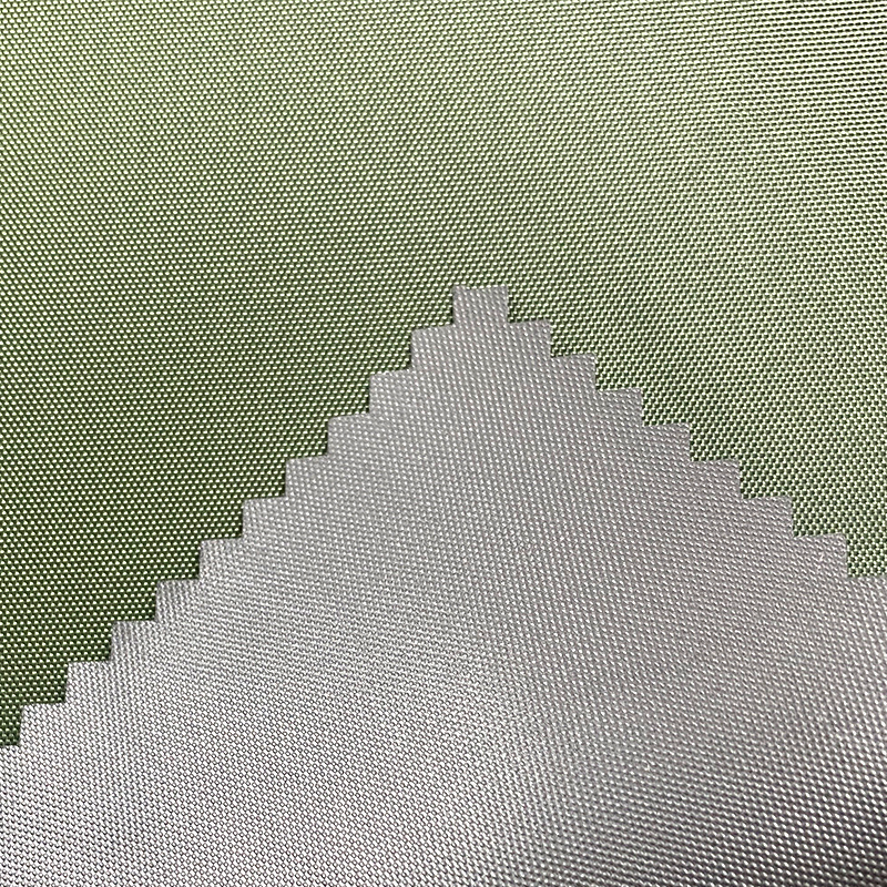 طلاء خيمة البوليستر الأسود Fabric